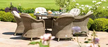 Winchester Heritage 6 Seater Round Dining Set