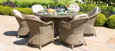 Winchester Heritage 6 Seater Round Dining Set - image 2