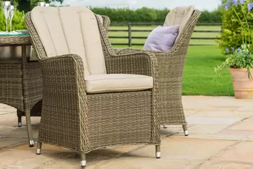 Winchester Venice 4 Seat Dining Set with Parasol - image 2