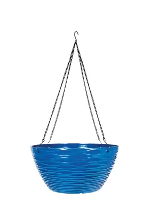 Windermere Hanging Basket Blue 35cm