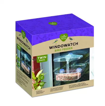 Windowatch bird feeder twin pack