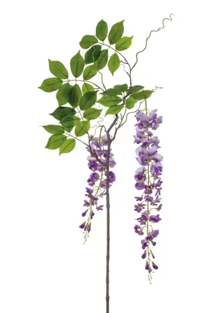 Wisteria Branch Lt Purple 145cm