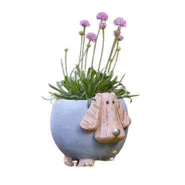 Woodstone Dog Planter - image 2