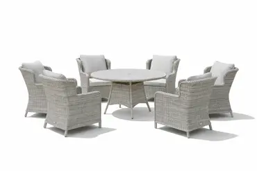 Wroxham 6 Seater Round Dining Furniture Set - image 1