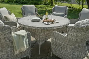 Wroxham 6 Seater Round Dining Furniture Set - image 6