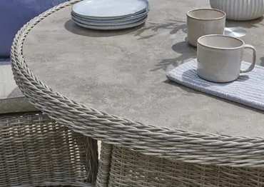 Wroxham Deluxe 4 Seater Round Dining Set - image 5