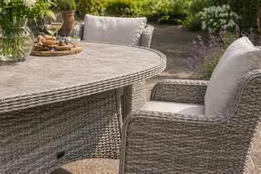 Wroxham Deluxe 6 Seater Oval Dining Set - image 3