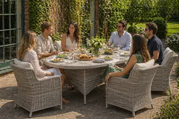 Wroxham Deluxe 6 Seater Oval Dining Set - image 6