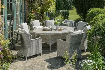 Wroxham Deluxe 8 Seater Oval Dining Set - image 2